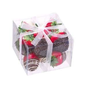  Artificial Strawberry Chocolate Covered Box 12
