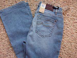 NEW DKNY MADISON JEANS WOMENS 4R MID RISE, CURVY FIT, BOOT CUT  