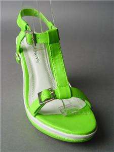 Strap Wedge Women Spring Trend Resort Shoe sz 8  