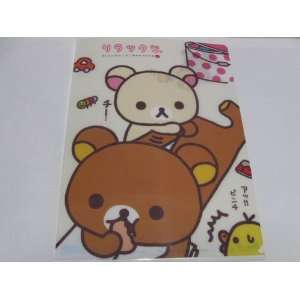  Japanese Rilakkuma Baer & Little Bear A4 Folder #5428 
