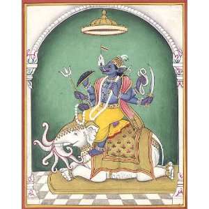  Varaha Avataar of Lord Vishnu   Miniature Painting On 