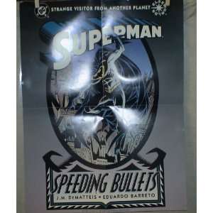  Vintage 1990s Batman Comic Shop Poster Superman Approx 