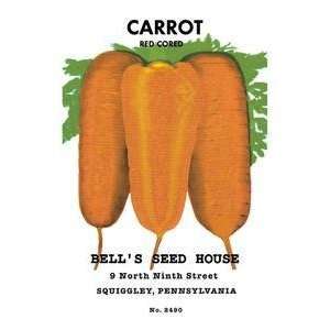  Vintage Art Carrot Red Cored   02586 7