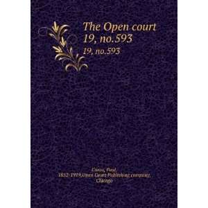    1919,Open Court Publishing company, Chicago Carus  Books