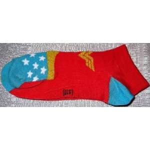  WONDER WOMAN Symbol DC Comics Licensed Ankle Socks 1 pair 