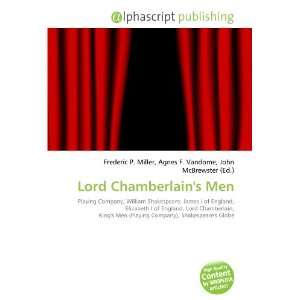  Lord Chamberlains Men (9786132700964) Books