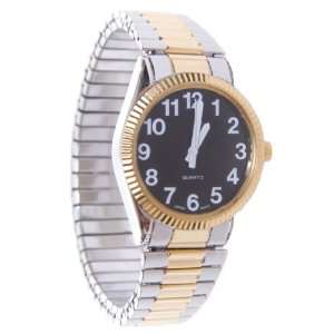  Mens Gold Two Tone LV Watch Black Face Health & Personal 