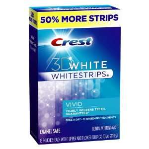  Crest 3d White Whitestrips Vivid   15 Ct June/2012: Health 