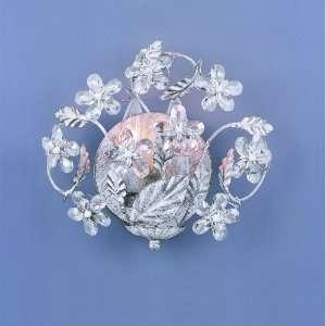  Crystorama 5302 AW Crystal Antique White Wall Sconce Paris 