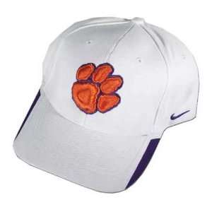 Nike Clemson Tigers White Coaches Hat:  Sports & Outdoors