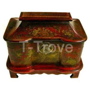  Leather Roof Top Box Red: Home & Kitchen
