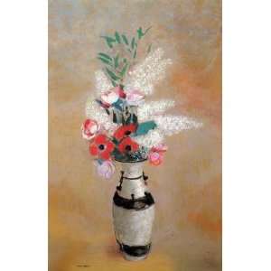    Bouquet with White Lilies in a Japanese Vase: Home & Kitchen