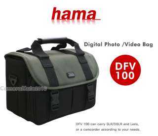 NEW hama DFV100 DSLR SLR Camera Camcorder Shoulder Bag  