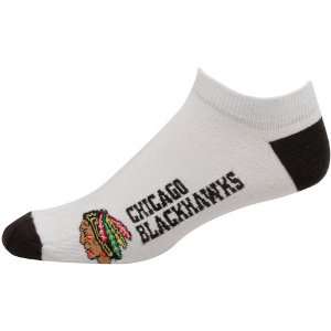  Chicago Blackhawks White Team Logo Ankle Socks