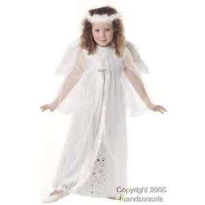  Childs White Angel Costume (Size Small 6 8) Toys 