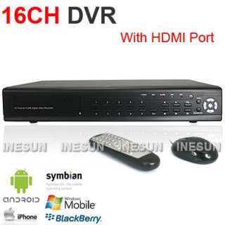 16CH H.264 Standalone Security CCTV Realtime Network DVR w/HDMI VGA 