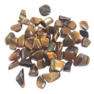   01 Set of 45 Golden Brown Protective Crystal Stones Business Success