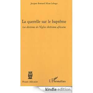   de lEglise Chretienne Africaine (Pensée africaine) (French Edition