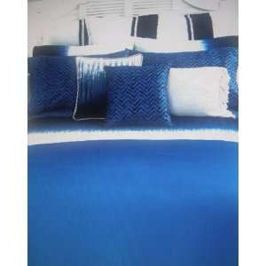   Lauren. Indigo Modern Ombre 2 Queen Comforter Tye dye: Home & Kitchen