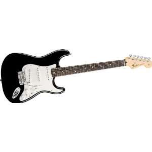  Fender Standard Roland Ready Stratocaster Black Guitar 
