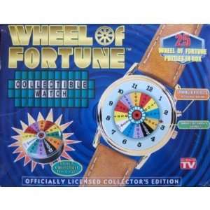  Wheel of Fortune Collectible Watch with Tin Case: Toys 
