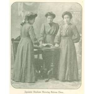   1906 Reform Dress Costume For Japanese School Girls: Everything Else