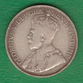 1906 CANADA Silver Half Dollar CANADIAN 50 Cent  