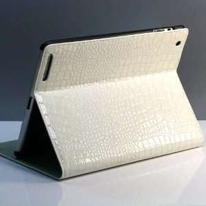  Alligator Print Leather CASE COVER/Flip Stand Case FOR IPAD 2 +Free 