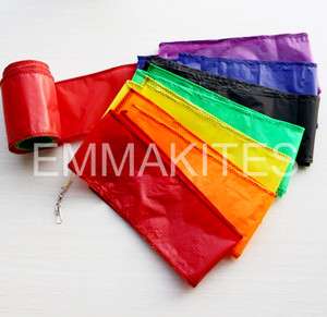  50ft Super Rainbow Kite Tail / Nylon/ 50 L X 4 W Kite 
