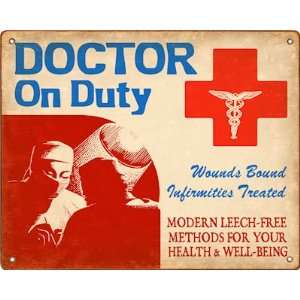  Funny Doctor On Duty Sign (Female)