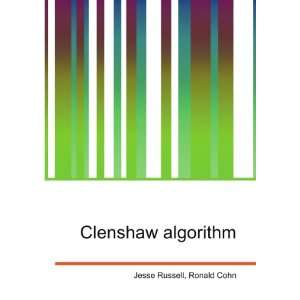  Clenshaw algorithm Ronald Cohn Jesse Russell Books