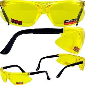 Global Vision Mark Two Way Adjustable Safety Glasses Yellow Lenses