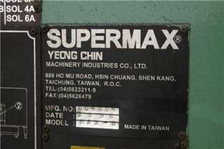 SUPERMAX MAX 8 VERTICAL CNC MACHINING CENTER: STOCK #57680  