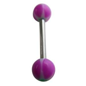   Purple Sterling Silver Tongue Ring   Purple Tongue Ring: Toys & Games
