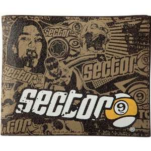  Sector 9 Mosh Pit Mens Sports Wear Wallet   Brown / One 
