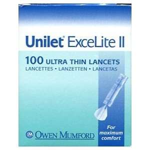   EXCELITE II 100 ULTRA THIN LANCETS   DIABETES CARE 