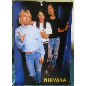 Nirvana blue room OOP poster 21 x 31 Kurt Cobain Dave Grohl (poster 