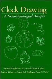 Clock Drawing A Neuropsychological Analysis, (0195059069), Morris 