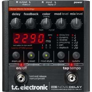    Tc Electronic Nd 1 Nova Delay Guitar Effects Pedal 