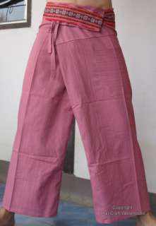Fisherman Pants Heavy Soft Pink Fibre Pocket Belt  