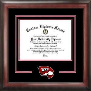  Western Kentucky University Matted Diploma With Mahogany 