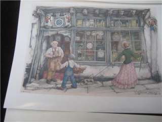   VINTAGE COLLECTIBLE ANTON PIECK PRINTS 10 X 8 SUITABLE FOR FRAMING