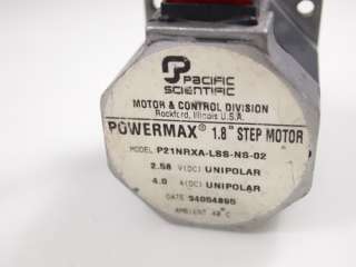 1x Pacific Scientific PowerMax Unipolar 4A Step Motor  