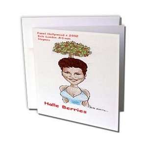  Panel Hollywood Cartoons   Halle Berries   Greeting Cards 6 Greeting 