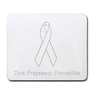   Teen Pregnancy Prevention Awareness Ribbon Mouse Pad: Office Products