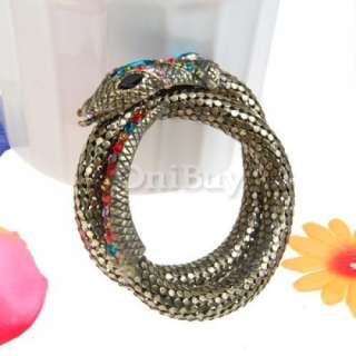 Lady Lizard/Snake Animal Style Cuff Bangle Bracelet Select Style 