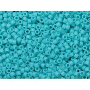   Opaque Matte Turquoise Green Delica Seed Beads Arts, Crafts & Sewing
