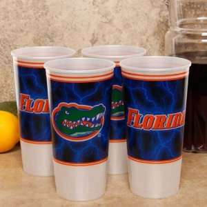   Florida Gators 4 Pack 24oz. Plastic Souvenir Cups