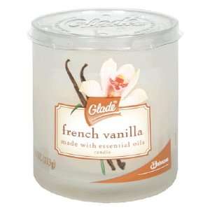  GLADE 4 oz JAR CANDLE FRENCH VANILLA [4 PACK] LIMITED 