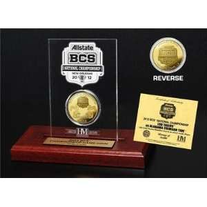  2012 BCS Championship Game Commemorative Gold Coin in 